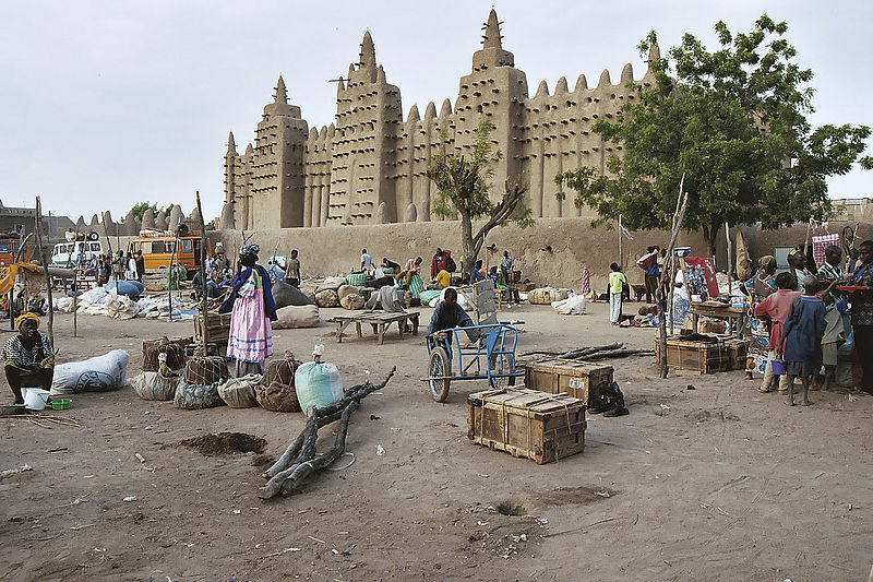 Djenné az egyik legrégebbi település a Száhil övezetben FOTÓ: DEVRIESE/WIKIMÉDIA